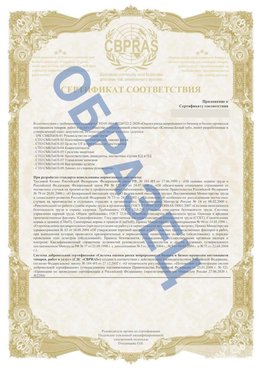 Образец Приложение к СТО 01.064.00220722.2-2020 Апатиты Сертификат СТО 01.064.00220722.2-2020 